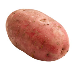 A red potato isolated on a transparent background
