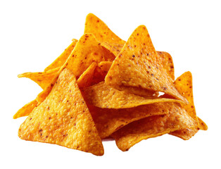 Crunchy tortilla chips snack kitchen table food cozy home view tasty treats