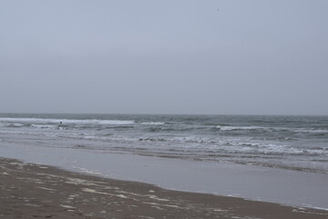 Waves Crashing on the Shore of the North Sea