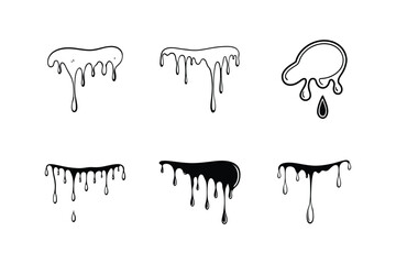 paint drip vector illustration design