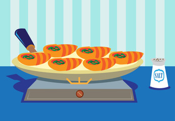 French Culinary cuisine using Snail or escargot as appetizer 