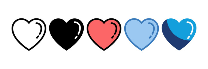 Heart Icon Element For Design