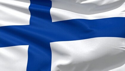 Obraz premium Finland flag 