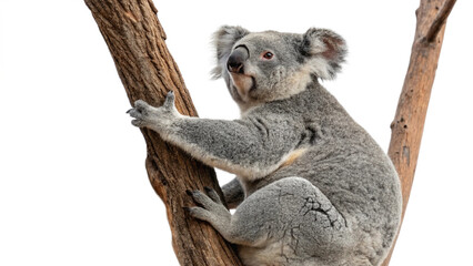 Naklejka premium Koala, isolated transparent background 
