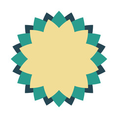 Oriental geometric ornament. Vector illustration.