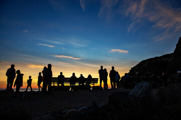Sunset on the CA coast