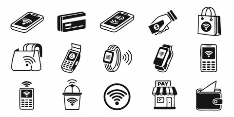 Web Design Icon Set for Multimedia and Technology