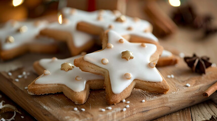 Holiday Baking: Star-Shaped Christmas Cookies for a Sweet Celebration