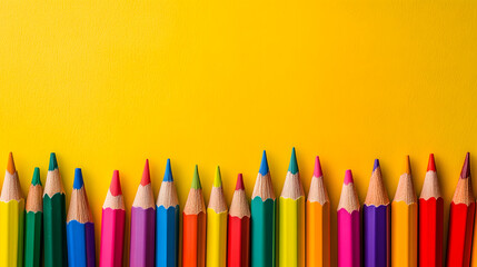 Back to School for Little Learners Bright and Cheerful Wallpaper brings energy, excitement, and positivity to the classroom learning space. Filled with colorful elements like pencils, books, backpacks