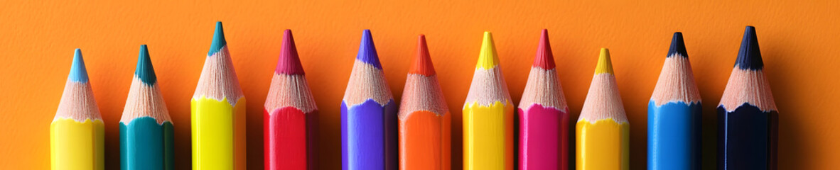 Back to School for Little Learners Bright and Cheerful Wallpaper brings energy, excitement, and positivity to the classroom learning space. Filled with colorful elements like pencils, books, backpacks