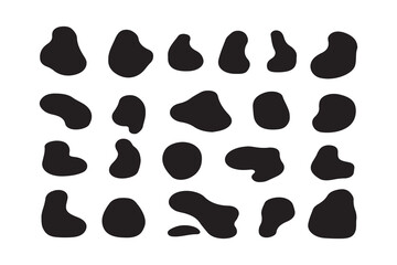 black and white paw prints silhouette