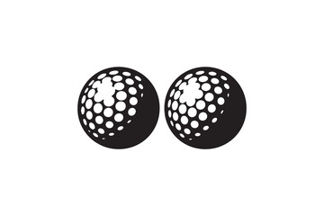Golf Ball Icon silhouette
