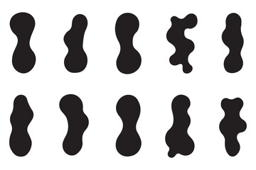 foot prints on white silhouette