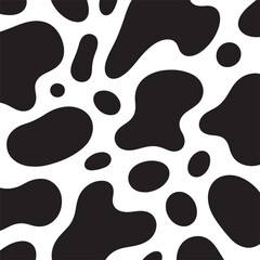 black and white seamless pattern silhouette