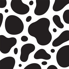 black and white seamless pattern silhouette