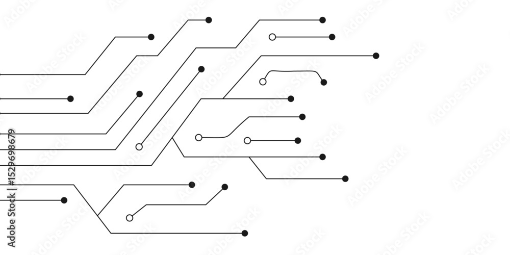 Poster printed circuit board. abstract futuristic circuit board. hi tech digital circuit board. futuristic 
