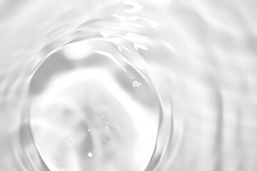 Ripple Patterns on Water Surface with Soft White Background