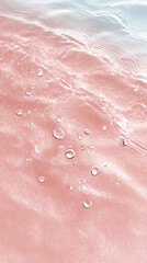 Fototapeta premium An ethereal capture of water ripples and delicate bubbles, offering a minimalist and abstract interpretation of liquid elegance, with a soothing gradient.