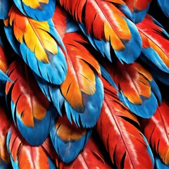 Fototapeta premium beautiful bright bird feather background