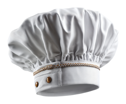 Cooking action with chef hat culinary professional kitchen culinary arts