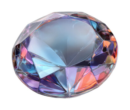 Shimmering colorful gemstone high-resolution reflective luxury concept