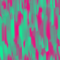 Abstract Hand drawn seamless pattern with textured brush strokes and a vibrant color palette