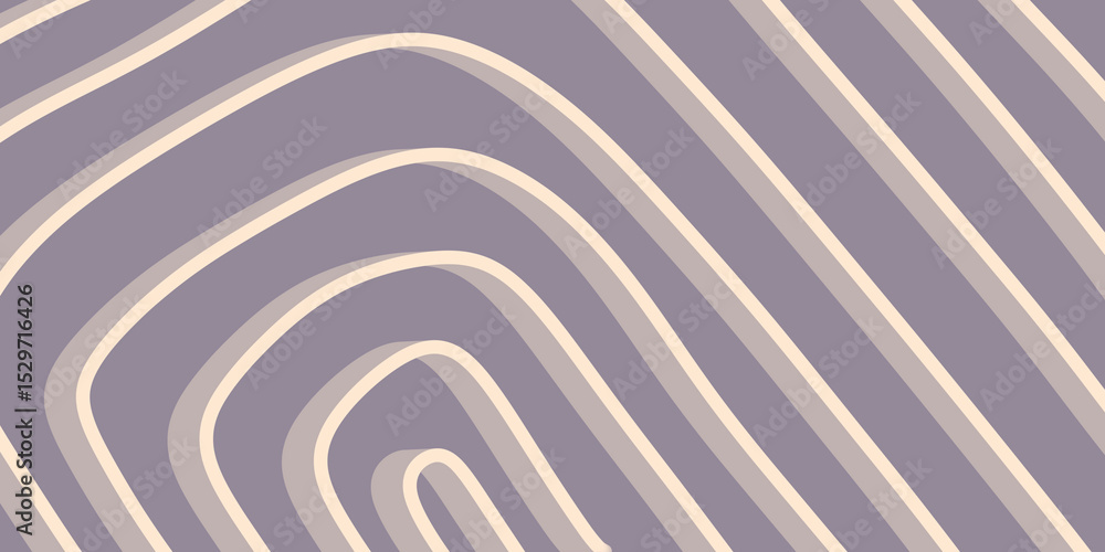 Poster abstract background features an intriguing pattern of irregular, flowing light beige lines curving a