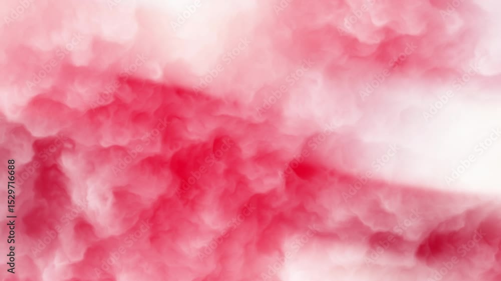 Poster abstract red and white cloudscape animation background for creative design projects