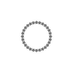 Stars circle icon design. Stars circle icon in trendy flat style design. Vector illustration.