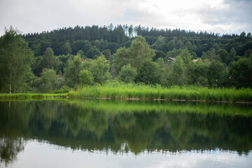 lake in the mountains