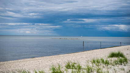 wind turbines in the sea
