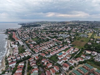 Aerial view of the area