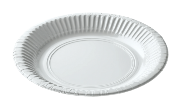 Serving paper plate display for parties family gatherings dining casual