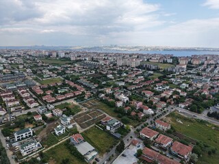 Aerial view of the area