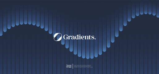 Minimal geometric background. Gradient linear pattern composition. Eps10 vector.