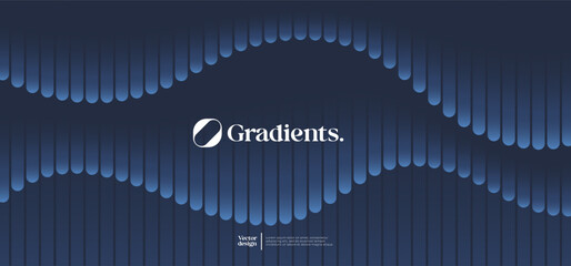 Minimal geometric background. Gradient linear pattern composition. Eps10 vector.
