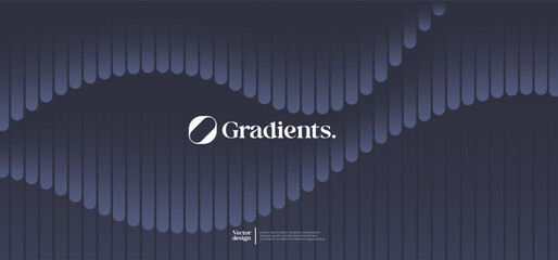 Minimal geometric background. Gradient linear pattern composition. Eps10 vector.