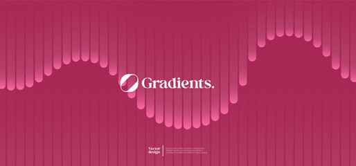 Minimal geometric background. Gradient linear pattern composition. Eps10 vector.