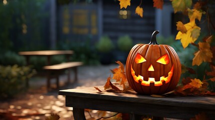 Halloween pumpkin carving ideas for front porch decoration and fall season festive outdoor display inspiration