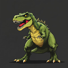 Fototapeta premium Tyrannosaurus Dinosaur vector illustration isolated