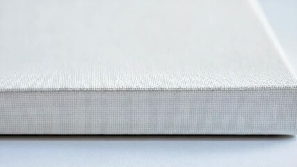 A close-up shot of a white canvas on a table, great for art projects or decorative uses. - Powered by Adobe