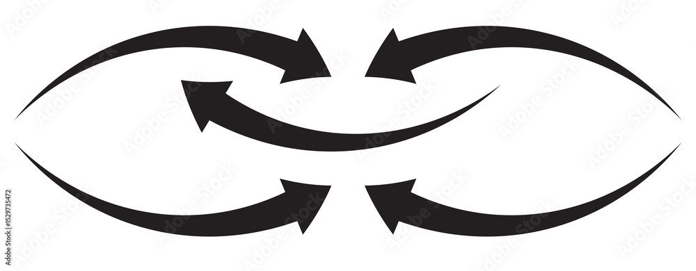 Poster set long black curve arrow icon png. black curve arrow icon set. long arrow icon set. set of curved 