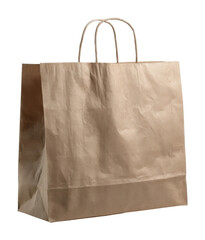 Shopping experience with sustainable paper bag urban environment product lifestyle