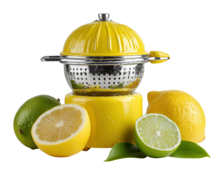Juicing fresh citrus fruits kitchen counter product bright environment view