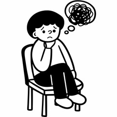 the child does not know how to express his thoughts