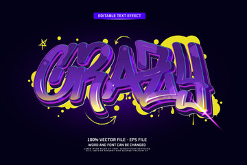 Crazy Editable Text Effect with Graffiti Style