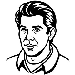 Classic Vibes line art vector