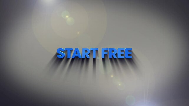 Start Free &ndash; 4K 3D Text Animation for Free Trial and Offer Promotions