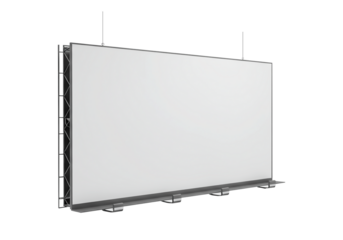 Large Format Blank Billboard Advertising Space,  Outdoor Advertising,  Blank Billboard Mockup