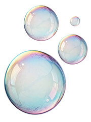 Bubbles float gracefully in air, reflecting light and creating mesmerizing display of colors. Each soap bubble is delicate work of art